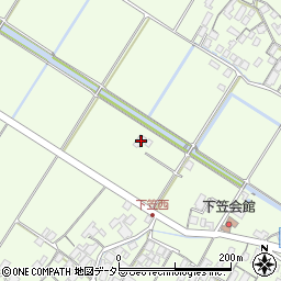 滋賀県草津市下笠町1701-2周辺の地図