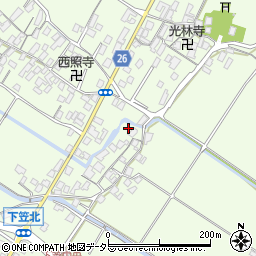 滋賀県草津市下笠町1166周辺の地図