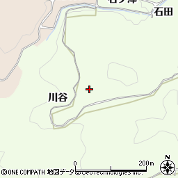 愛知県豊田市滝脇町川谷周辺の地図