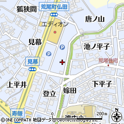 愛知県東海市荒尾町（馬池）周辺の地図