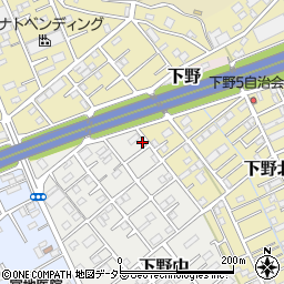 静岡県静岡市清水区下野中19-1周辺の地図