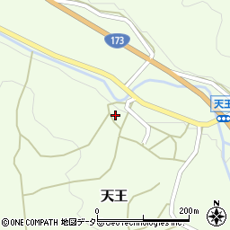 大阪府豊能郡能勢町天王304周辺の地図