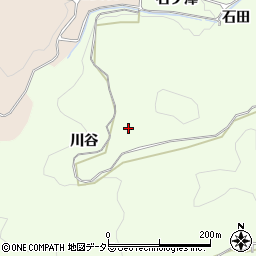 愛知県豊田市滝脇町（川谷）周辺の地図