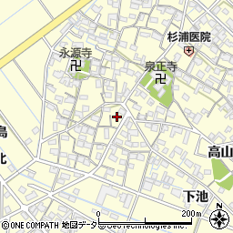 愛知県刈谷市東境町児山316周辺の地図