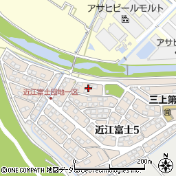 滋賀県野洲市近江富士5丁目14周辺の地図