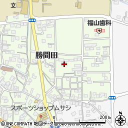 岡山県勝田郡勝央町勝間田68周辺の地図