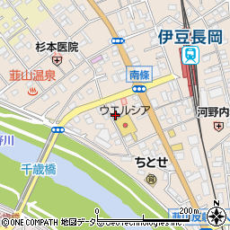 伊豆長岡駅前郵便局周辺の地図