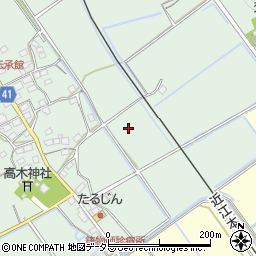 滋賀県東近江市蒲生岡本町周辺の地図