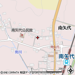 兵庫県丹波篠山市南矢代787周辺の地図