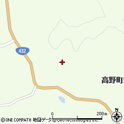 庄原市役所　高野斎場周辺の地図