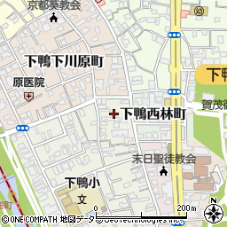 京都府京都市左京区下鴨宮崎町22周辺の地図