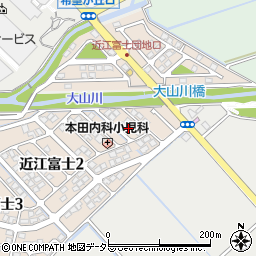 滋賀県野洲市近江富士2丁目3-6周辺の地図