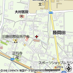 岡山県勝田郡勝央町勝間田134周辺の地図