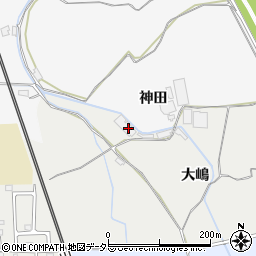 京都府亀岡市大井町土田大嶋周辺の地図