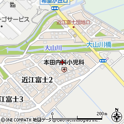 滋賀県野洲市近江富士2丁目4周辺の地図