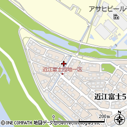 滋賀県野洲市近江富士6丁目1-17周辺の地図