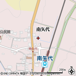 兵庫県丹波篠山市南矢代172周辺の地図