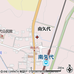 兵庫県丹波篠山市南矢代173周辺の地図