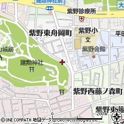 京都府京都市北区紫野東舟岡町3周辺の地図