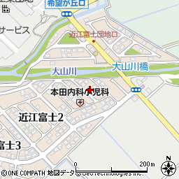 滋賀県野洲市近江富士2丁目3周辺の地図