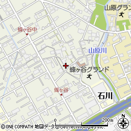 静岡県静岡市清水区蜂ヶ谷191-1周辺の地図