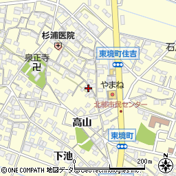 愛知県刈谷市東境町児山70-1周辺の地図