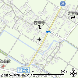 滋賀県草津市下笠町1307-1周辺の地図