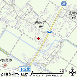 滋賀県草津市下笠町1308周辺の地図