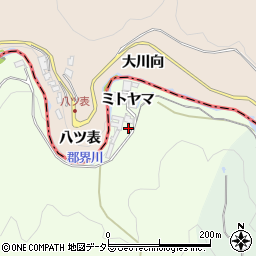 愛知県岡崎市川向町ミトヤマ周辺の地図