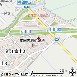 滋賀県野洲市近江富士2丁目3-20周辺の地図