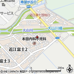 滋賀県野洲市近江富士2丁目3-9周辺の地図