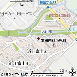 滋賀県野洲市近江富士2丁目7周辺の地図