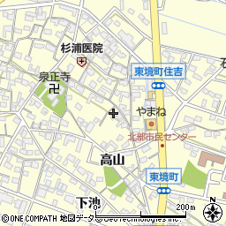 愛知県刈谷市東境町児山70-6周辺の地図