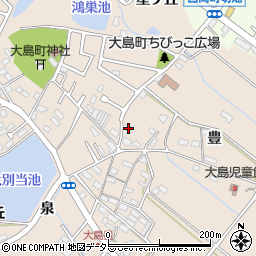 愛知県豊田市大島町豊63周辺の地図