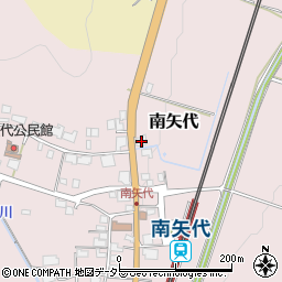 兵庫県丹波篠山市南矢代165周辺の地図
