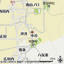 京都府亀岡市千歳町国分小谷周辺の地図