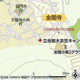 京都府京都市北区衣笠氷室町1周辺の地図
