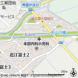 滋賀県野洲市近江富士2丁目3-17周辺の地図