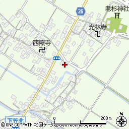 滋賀県草津市下笠町1295周辺の地図
