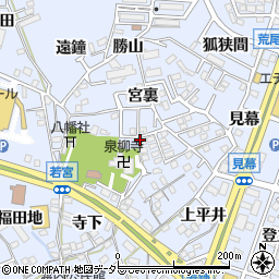 愛知県東海市荒尾町泉周辺の地図