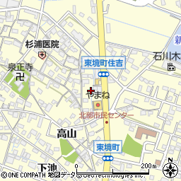 愛知県刈谷市東境町児山6周辺の地図