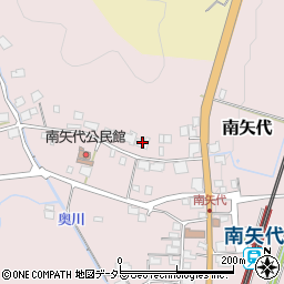 兵庫県丹波篠山市南矢代828周辺の地図