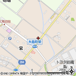 ローソンストア１００豊田大島町店周辺の地図
