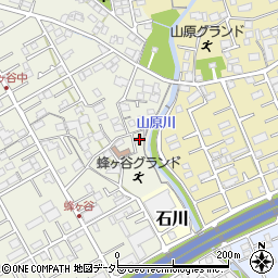 静岡県静岡市清水区蜂ヶ谷160周辺の地図