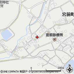 京都府亀岡市宮前町宮川平岩周辺の地図