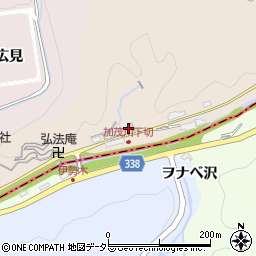 愛知県豊田市加茂川町大下周辺の地図