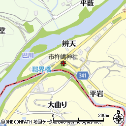 市杵嶋神社周辺の地図