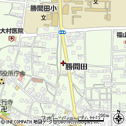 岡山県勝田郡勝央町勝間田84周辺の地図