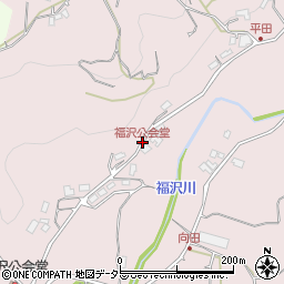 福沢公会堂周辺の地図