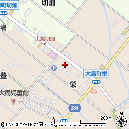 愛知県豊田市大島町栄41周辺の地図